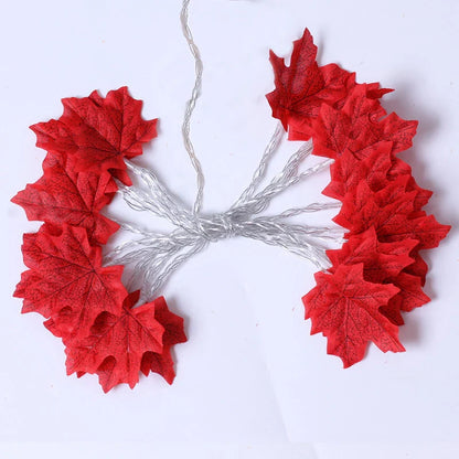 Christmas Decoration Artificial Maple Leaf Leaves