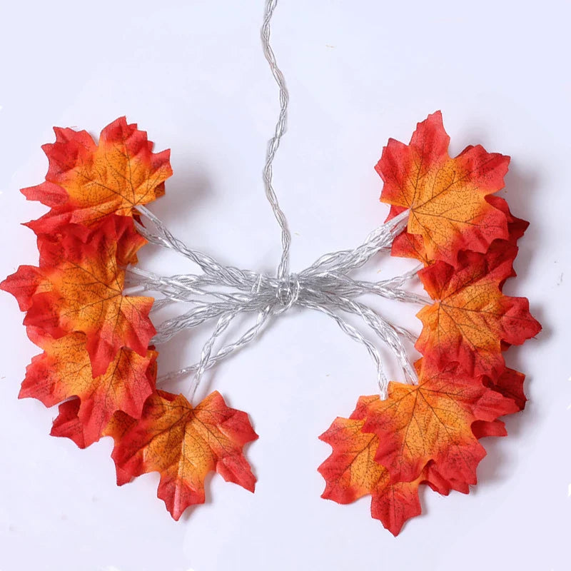 Christmas Decoration Artificial Maple Leaf Leaves