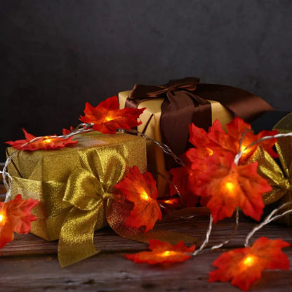 Christmas Decoration Artificial Maple Leaf Leaves