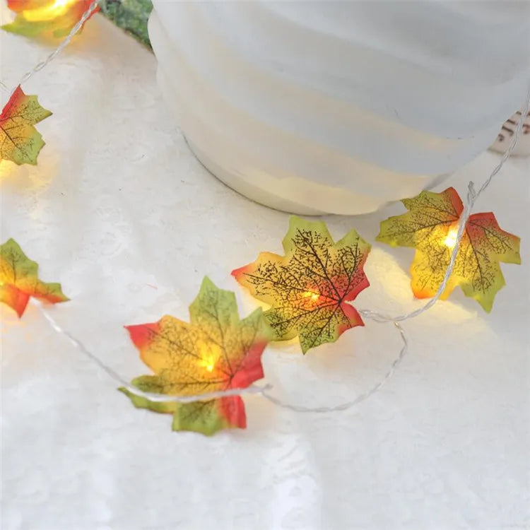 Christmas Decoration Artificial Maple Leaf Leaves