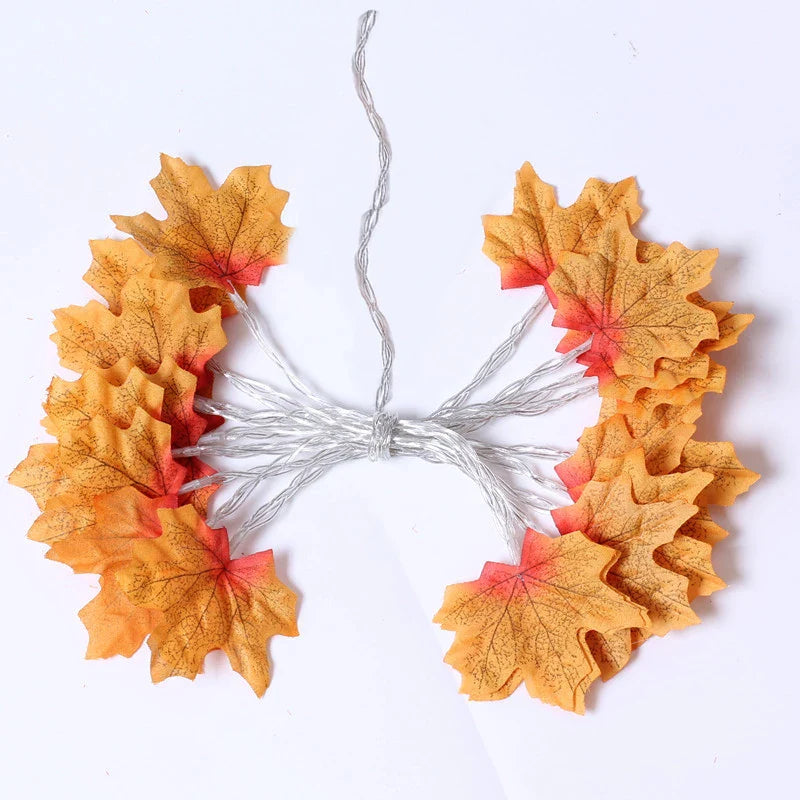 Christmas Decoration Artificial Maple Leaf Leaves