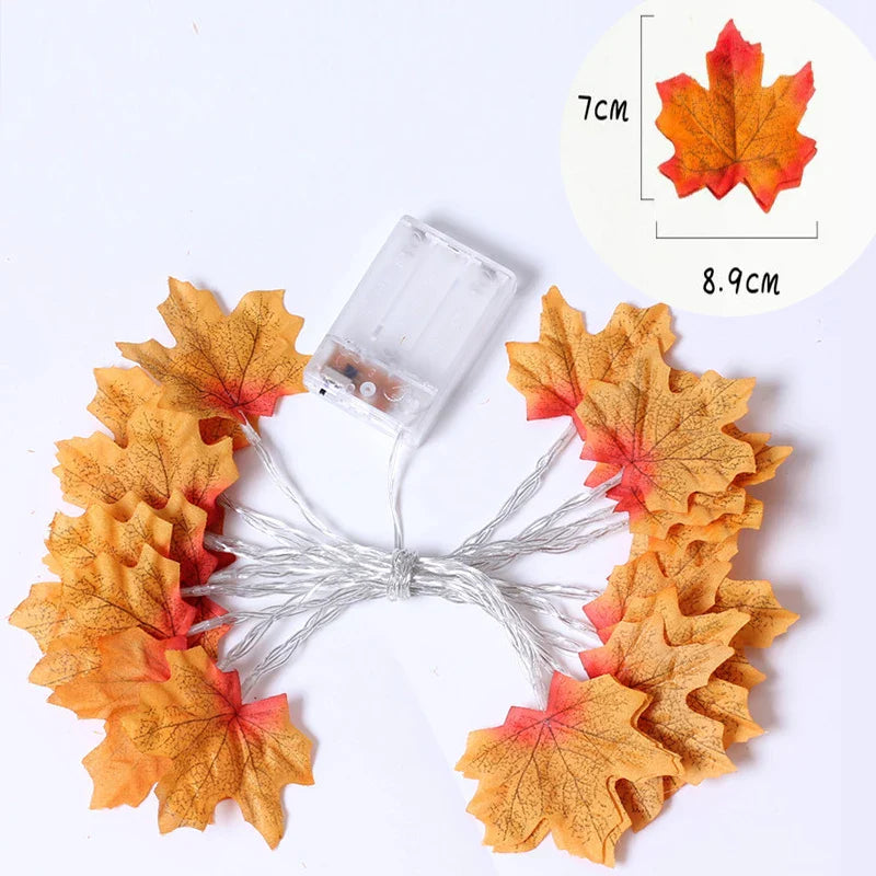 Christmas Decoration Artificial Maple Leaf Leaves