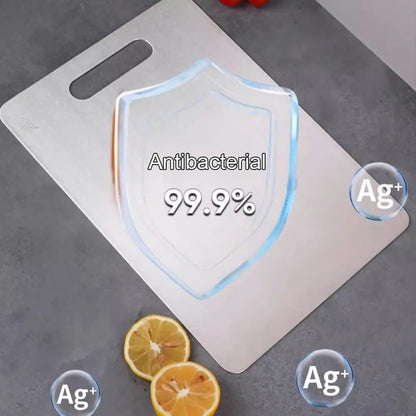 NEW Titanium Cutting Boards For Kitchen Steel Cutting Board 304 Steel Double-Sided Food Grade Cutting Board