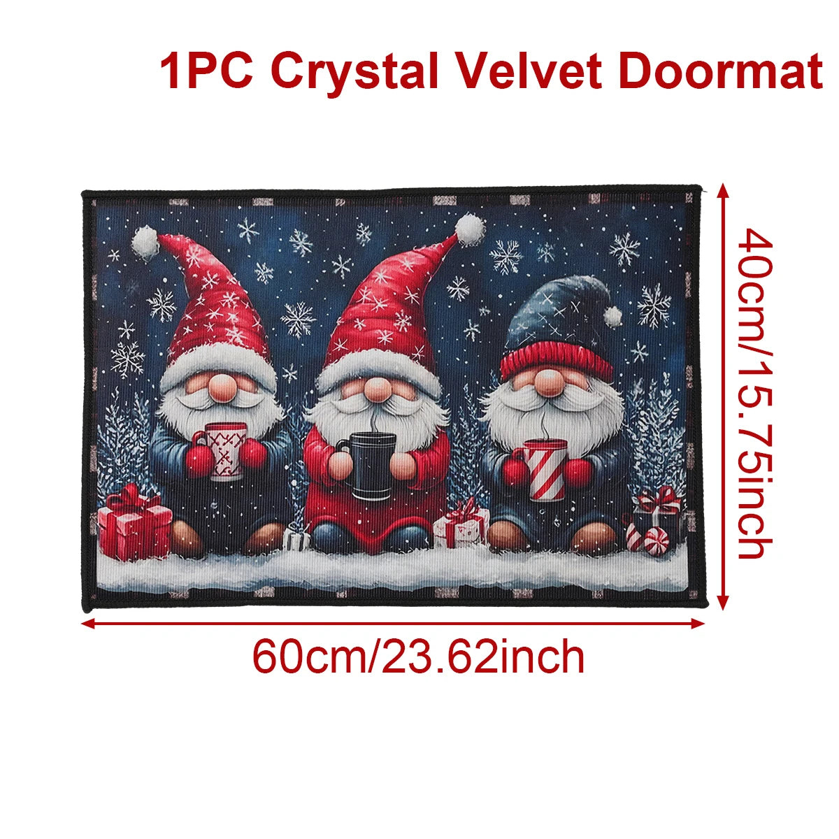 Christmas Doormat Merry Christmas Decorations for Home 2025 Navidad Natal Outdoor Floor Carpet Xmas Ornament New Year Gift 2026
