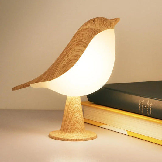 Bird Lamp with 3 Color Temperature and Touch Sensor,Cordless Lamp Kids Night Light