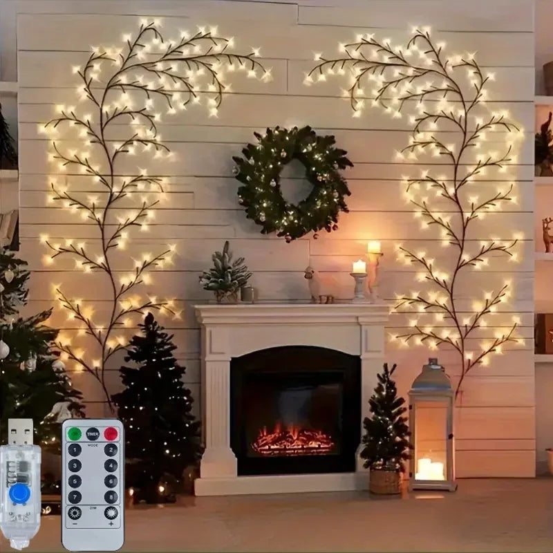 USB Powered Tree Strips Light 8 Modes Fairy Tale Tree Branch Bedroom  Christmas Valentine Gift for Wedding Party Garden Lighting