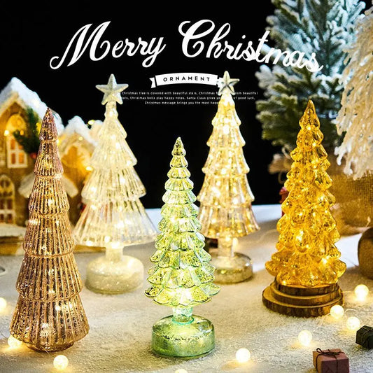 Glass Glow Christmas Tree Nightlight